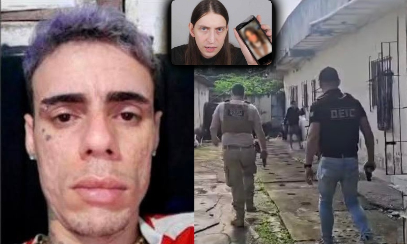 Veja momento da prisão de homem que ameaçou a vida do youtuber Felca; veja vídeo
