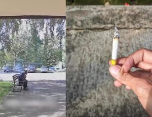 Homem cochila enquanto fumava cigarro e o pior acontece; veja vídeo