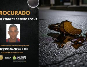 Foragido: homem usa garrafa de cerveja para desfigurar mulher que o rejeitou em Presidente Figueiredo; veja