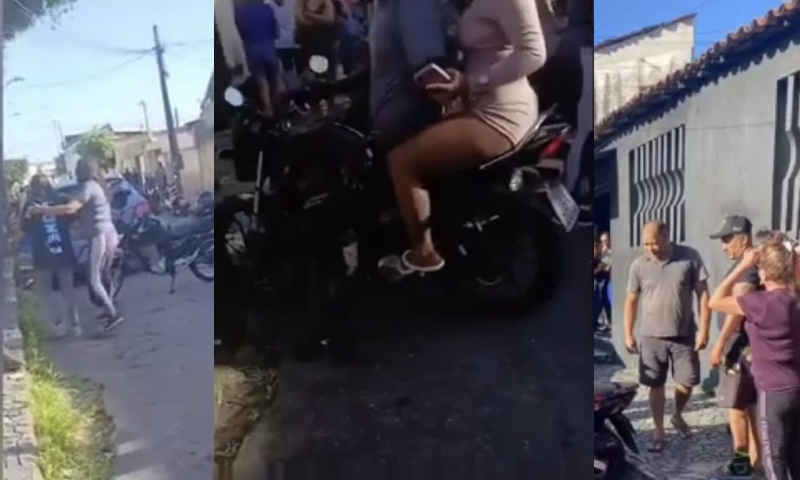 "Não esperou nem descer da moto!": agiota que ia cobrar 'cliente' é executado antes de estacionar; veja vídeo