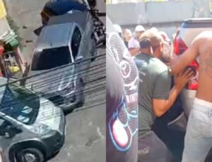 Urgente: jovem é esmagada durante engavetamento no bairro São José; veja vídeo