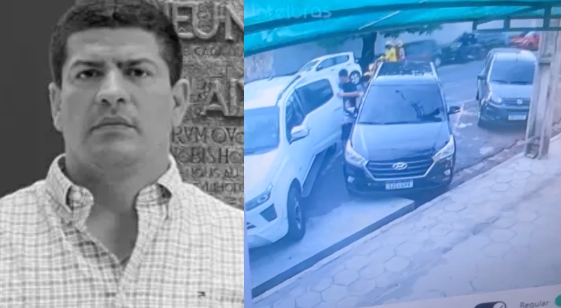 Empresário é executado na frente das filhas enquanto deixava meninas na escola; veja vídeo