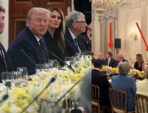 Trump realiza jantar na Casa Branca ao lado de Bill Gates e Mark Zuckerberg; veja vídeo