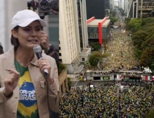 Michelle Bolsonaro discursa na Avenida Paulista: "Nós não estamos aqui por um projeto de poder"; veja vídeo