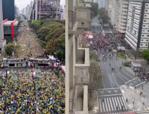 USP diz que a manifestação da direita em SP foi 5 vezes maior que a da esquerda