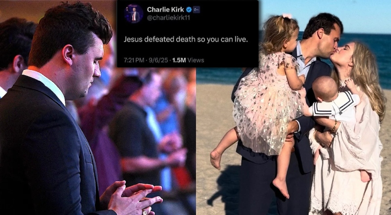 Charlie Kirk não era extremista: ele morreu como um mártir cristão, deixando uma esposa e duas crianças órfãos; veja vídeo