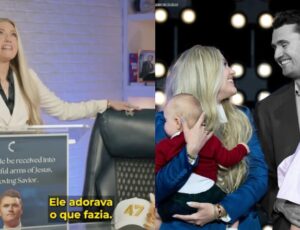 Esposa de Charlie Kirk se pronuncia pela 1º vez no estúdio onde marido gravava os podcasts e diz que manterá o legado; veja vídeo