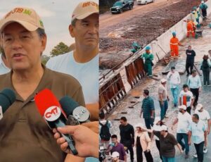 Senadores Eduardo Braga vistoria avanços nas obras da BR-319: "O DNIT está trabalhando, pontes estão sendo construídas!"; veja vídeo