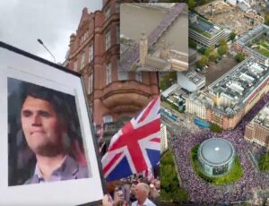 Centenas de milhares de patriotas em Londres realizam protesto pacifico em homenagem a Charles Kirk; veja vídeo
