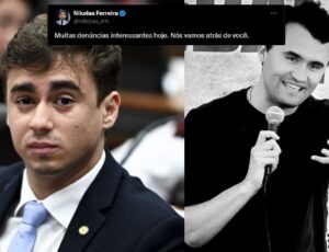 Após ser ameaçado de morte, Nikolas Ferreira cria canal de denúncia e campanha para demissão de extremistas de esquerda; veja vídeo