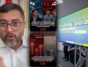 Após pressão do CM7 contra impostos abusivos, Wilson Lima anuncia redução de 50% no valor do IPVA a partir de 2026