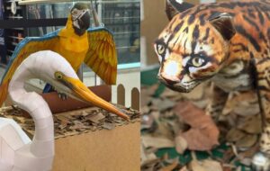 Exposição 'Amazônia de Papel' recria a floresta em forma de arte em Manaus