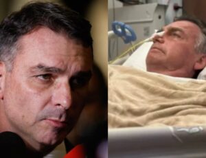 Flávio diz que Bolsonaro parou de respirar durante mal-estar e precisou ser internado; veja vídeo