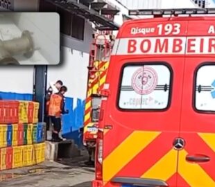 Funcionário de supermercado sofre acidente terrível com moedor de carne; veja vídeo