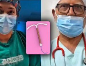 Médicos ficam surpresos após bebê nascer segurando DIU; veja vídeo