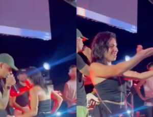 "Quê isso, arretô!": fã faz loucuras no palco durante show de “Forró do Galeroso” no Tarumã; veja vídeo
